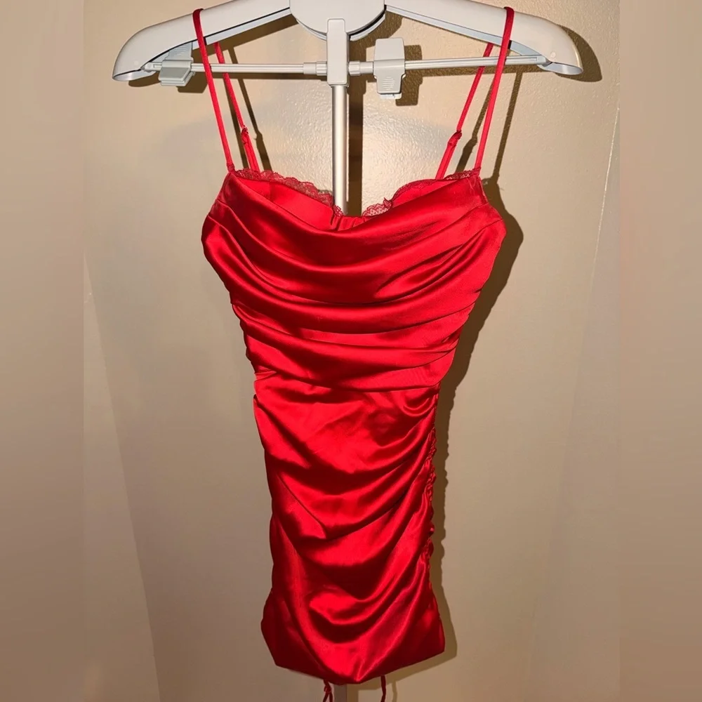 Oh Polly | Dresses | Oh Polly Red Satin Ruched Bodycon Mini Dress | Poshmark Oh Polly | Dresses | Oh Polly Red Satin Ruched Bodycon Mini Dress | Poshmark